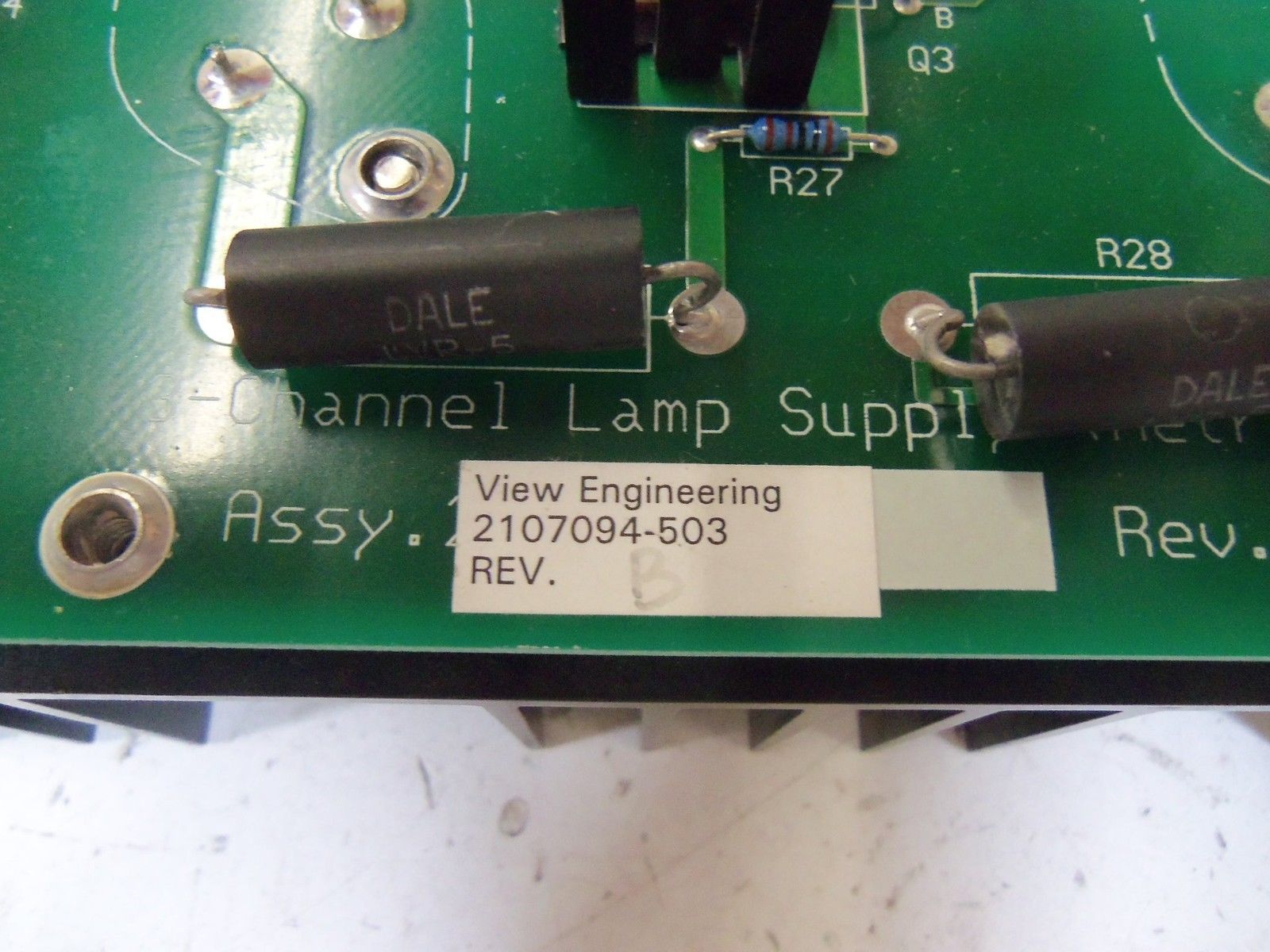 VIEW ENGINEERING 2107094-503 *USED*