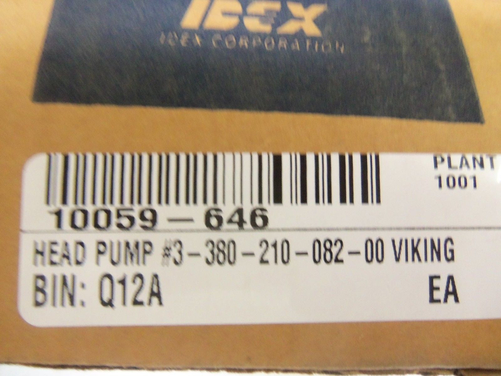VIKING 3-380-210-082-00 HEAD PUMP *NEW IN BOX*