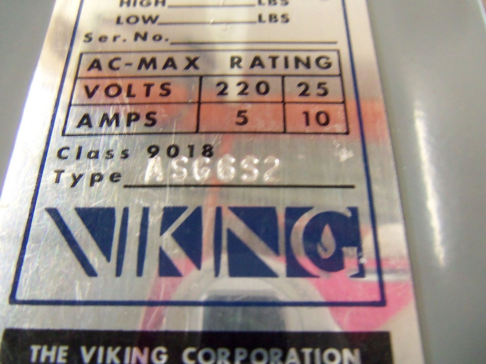VIKING ASG6S2 *NEW NO BOX*