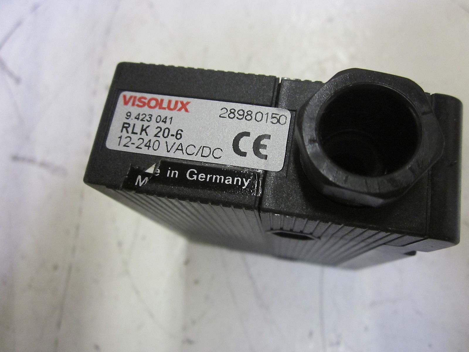 VISOLUX RLK20-6 PHOTOELECTRIC REFECTION LIGHT SWITCH 12-240VAC  *NEW IN BOX*
