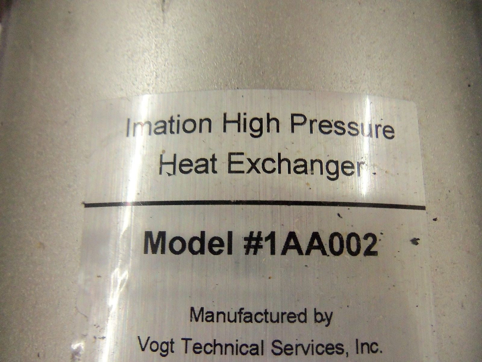 VOGT TECHNICAL 1AA002 HEAT EXCHANGER *USED*