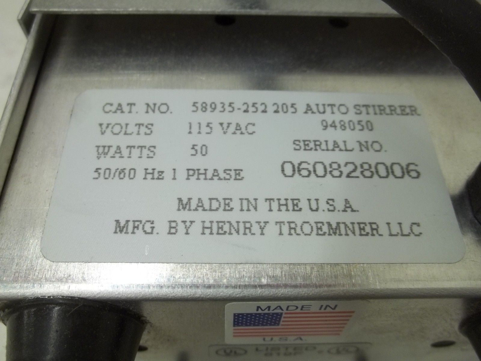VWR 58935-252 AUTOMATIC MAGNETIC STIRRER *NEW NO BOX*