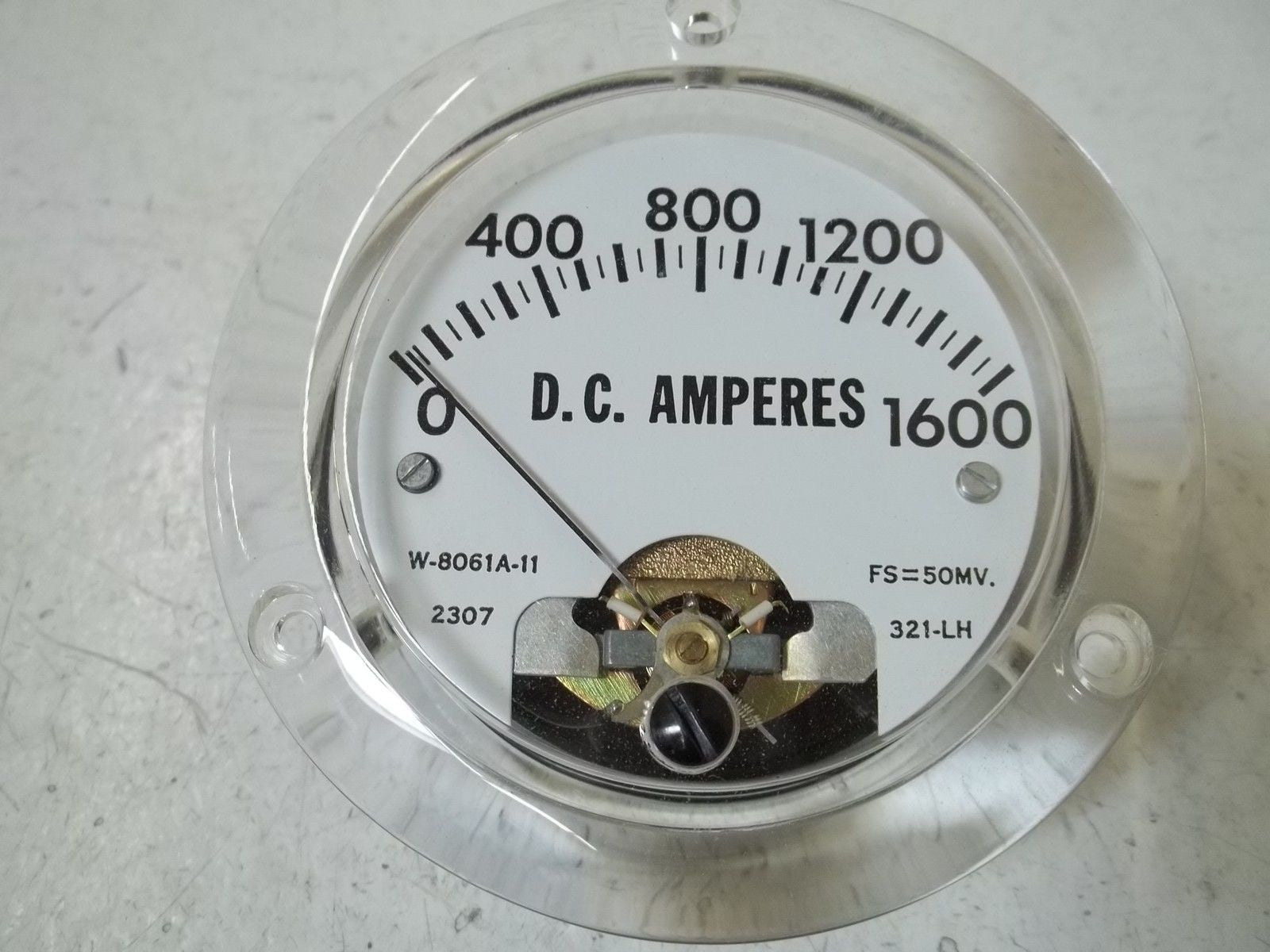 W-8061A-11 D.C. AMPERES 0-1600 *NEW IN BOX*