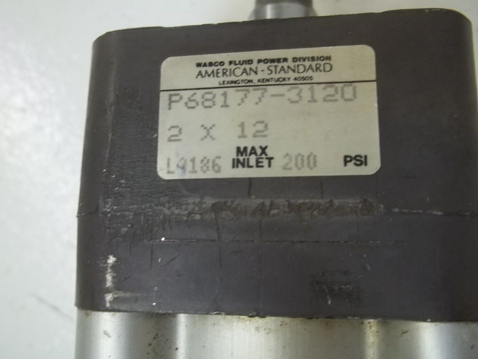 WABCO P68177-3120 PNEUMATIC CYLINDER 2X12 *USED*