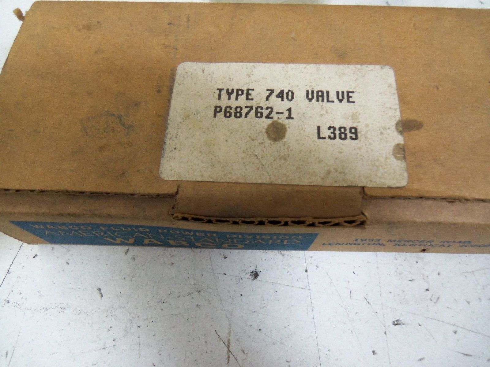 WABCO TYPE 740 P68762-1 VALVE *NEW IN BOX*