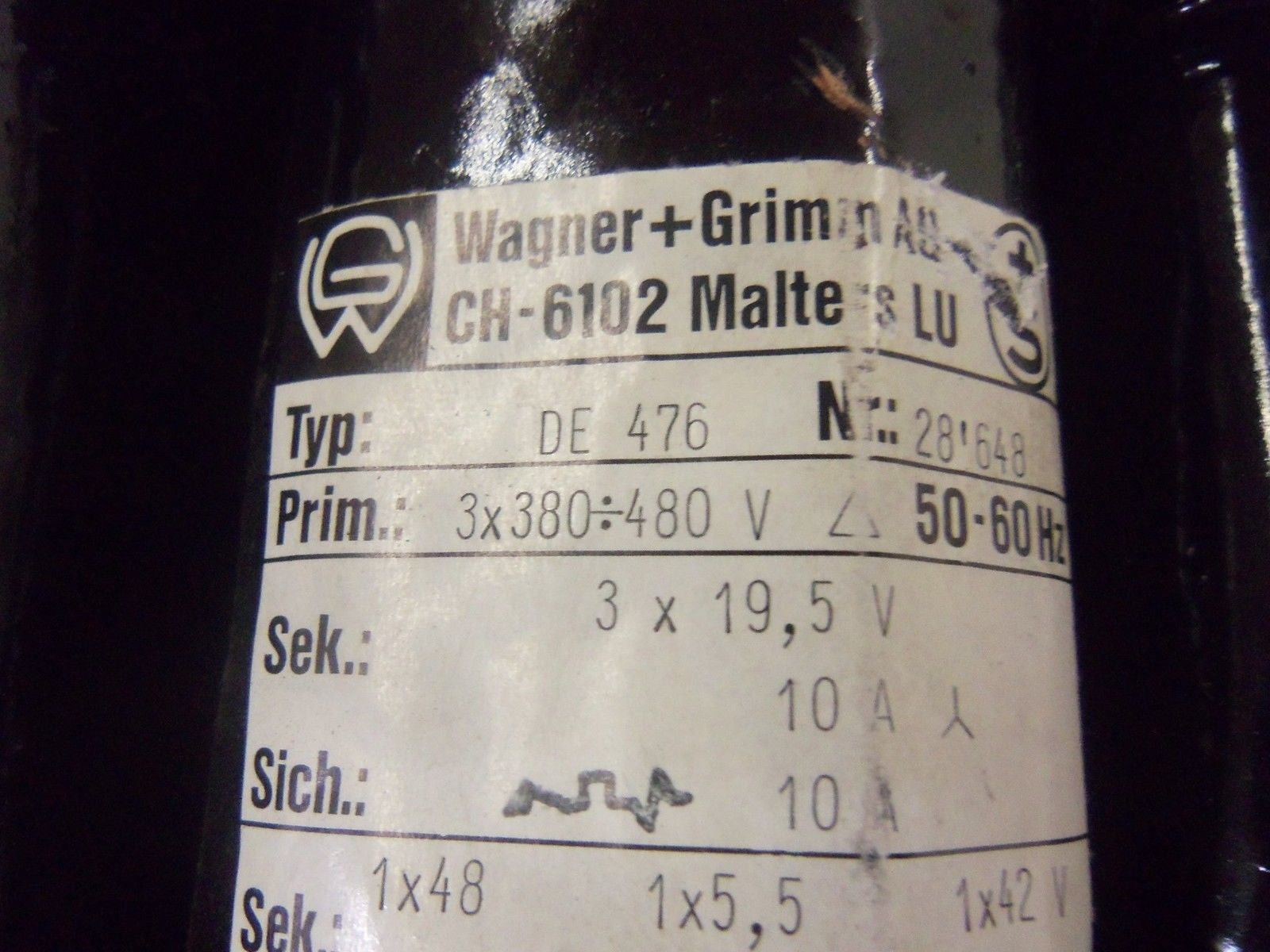 WAGNER GRIMM DE 476 *USED*