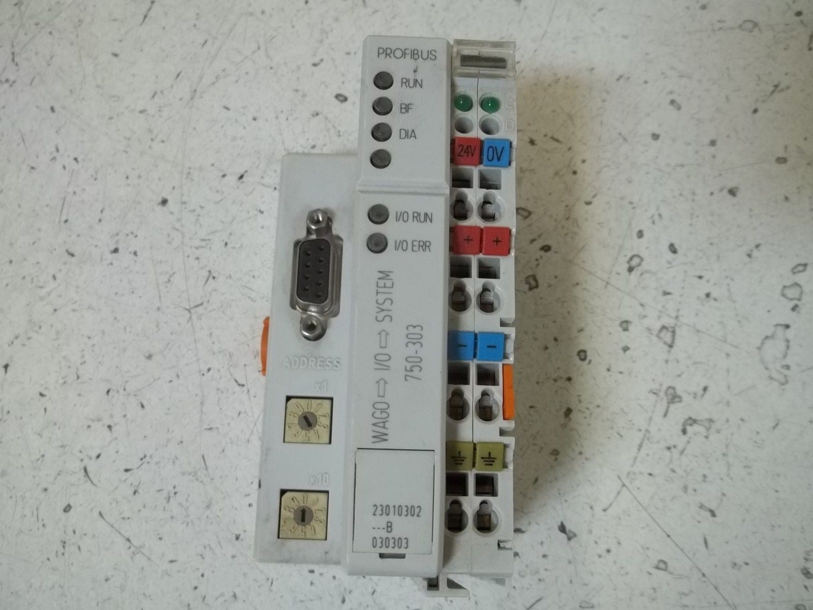 WAGO 750-303 COUPLER BUSCOUPLER STD PROFI 120MB *USED*