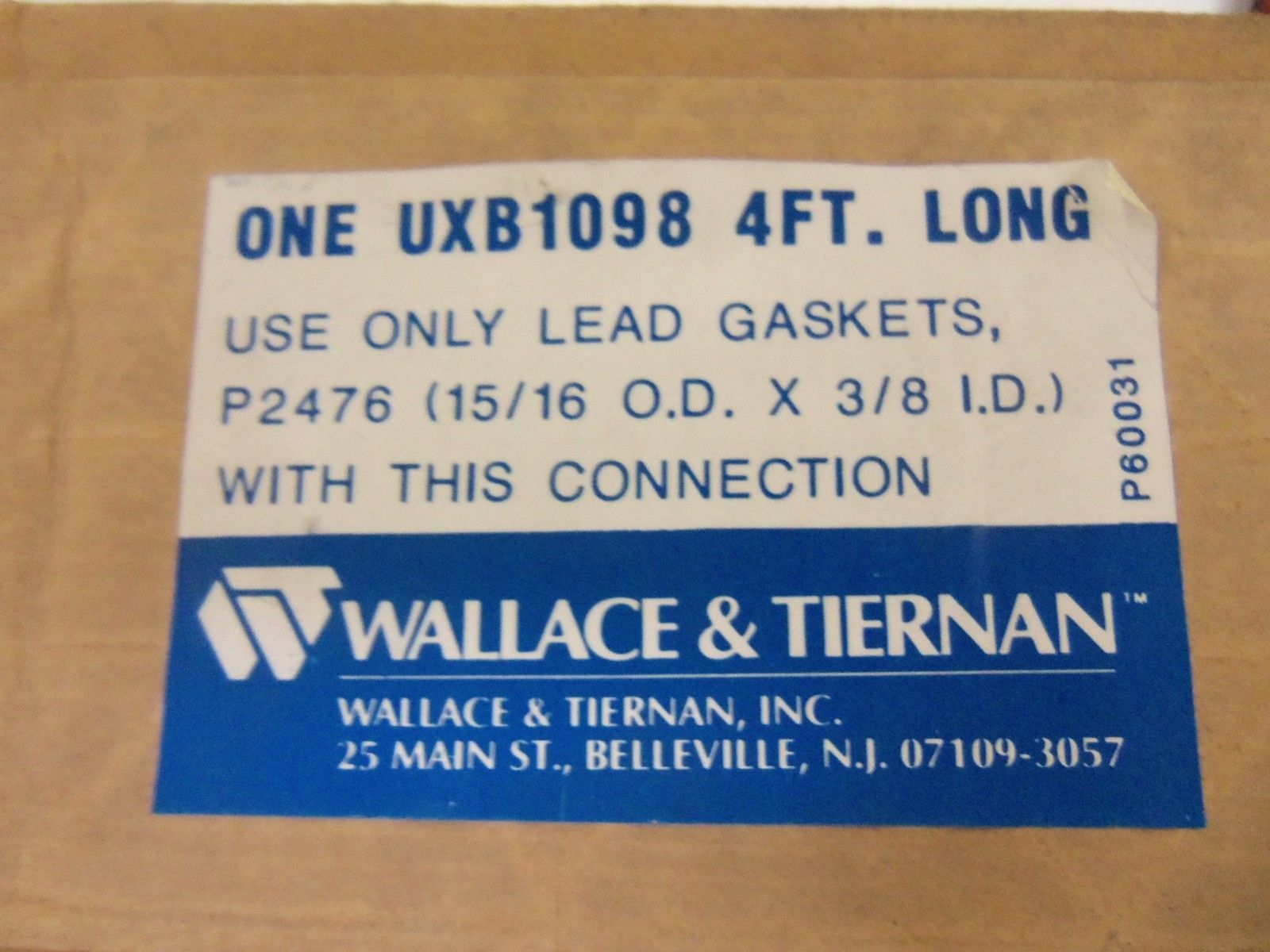 WALLACE & TIERNAN VXB1098 4FT. LONG *NEW IN BOX*
