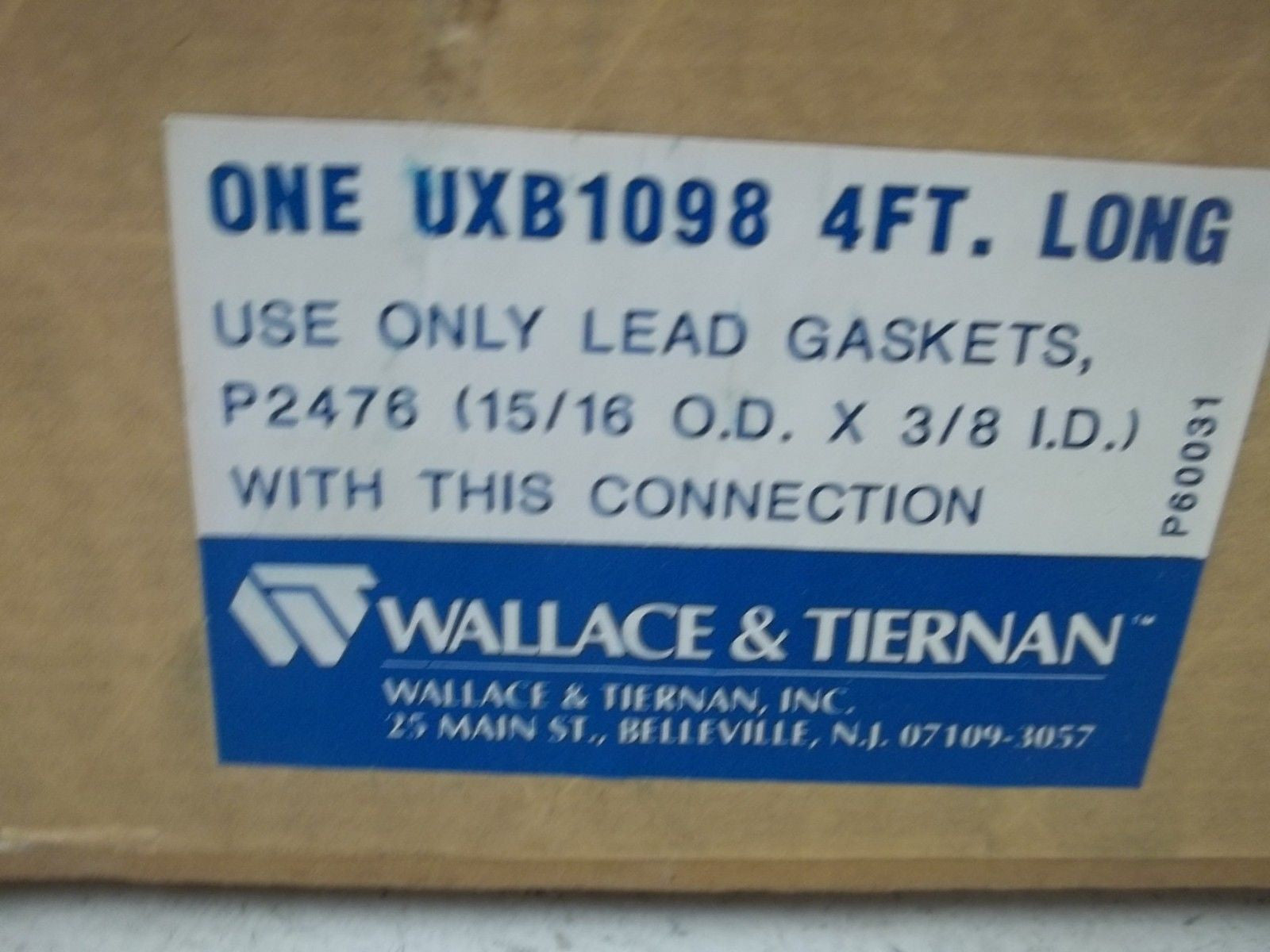 WALLECE & TIERNAN UXB1098 4FT. LONG *NEW IN BOX*