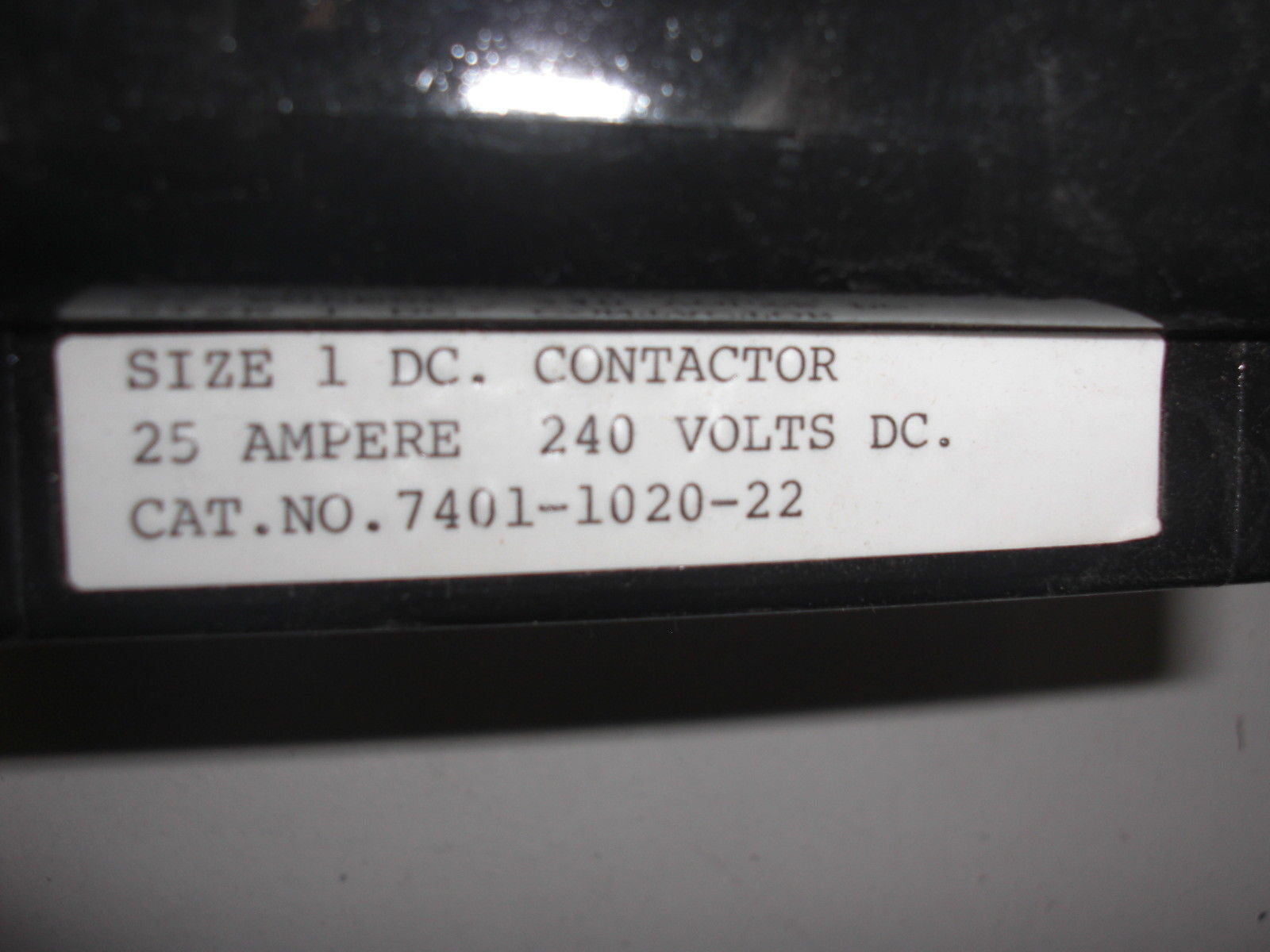WARD LEONARDO 7401-1020-22 DC CONTACTOR *USED*