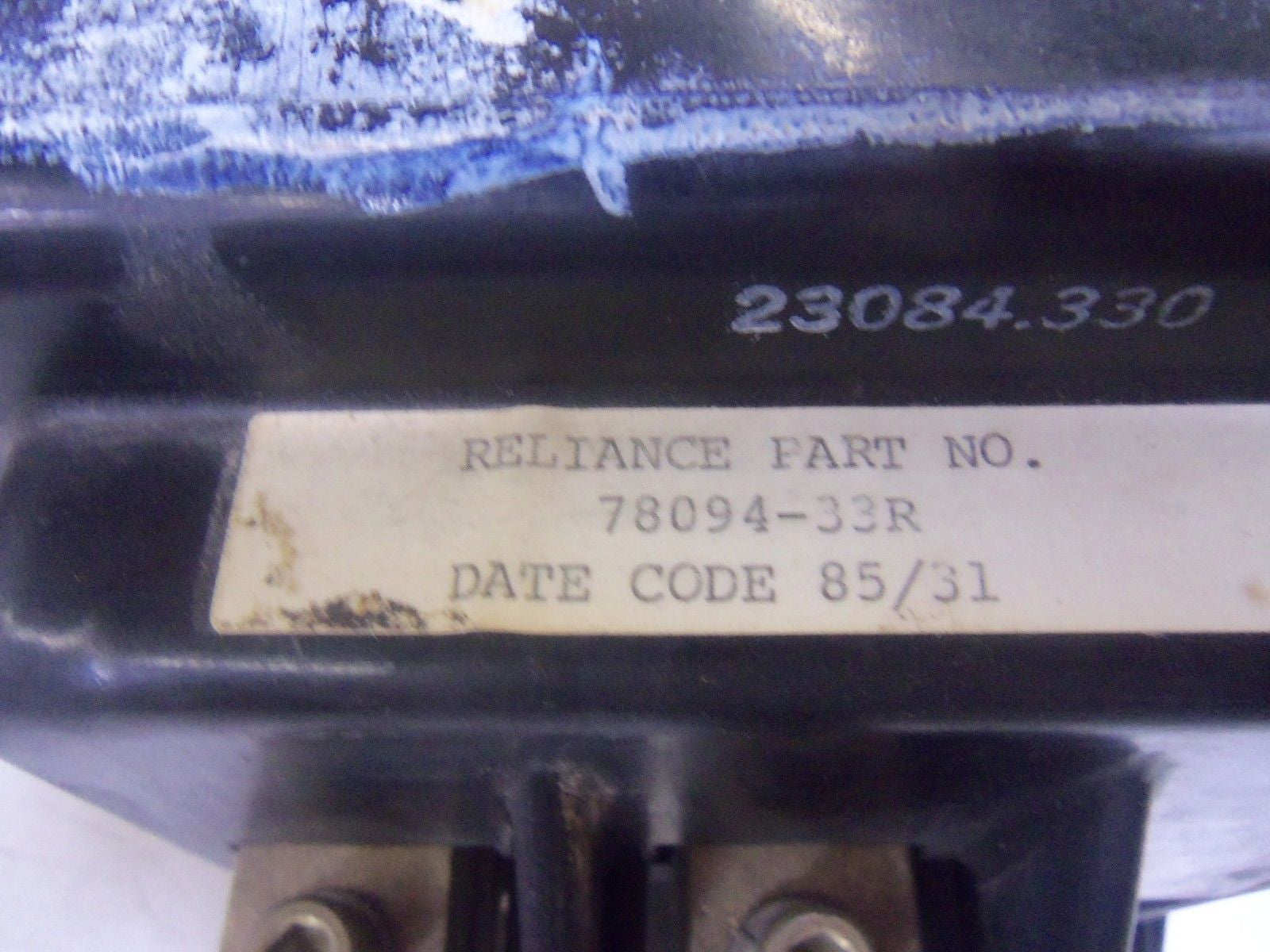 WARD LEONARD 78094-33R MOTOR STARTER CONTACTOR *USED*