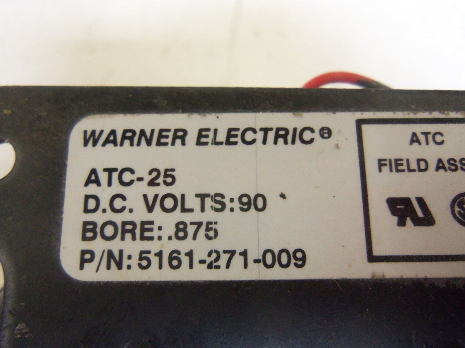 WARNER ELECTRIC 5161-271-009 CLUTCH ATC-25 *USED*