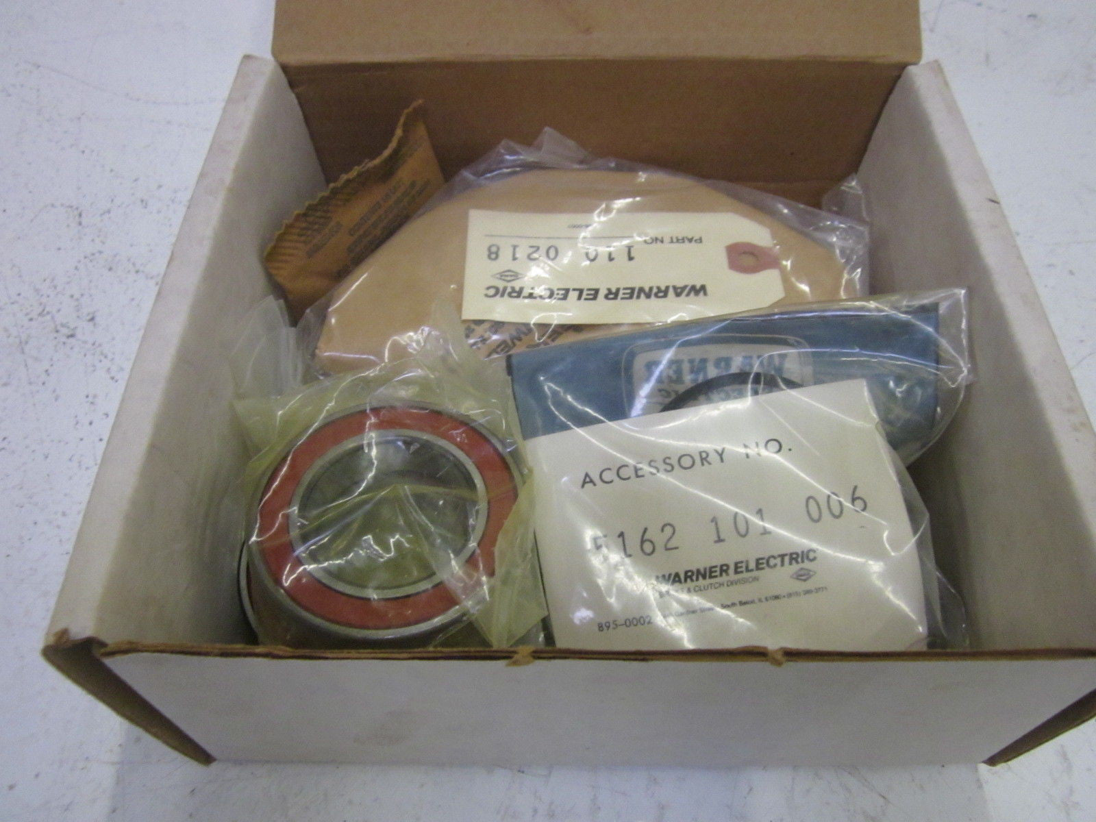 WARNER ELECTRIC 5162-101-006 ELECTRIC CLUTCH REPAIR KIT *NEW IN BOX*