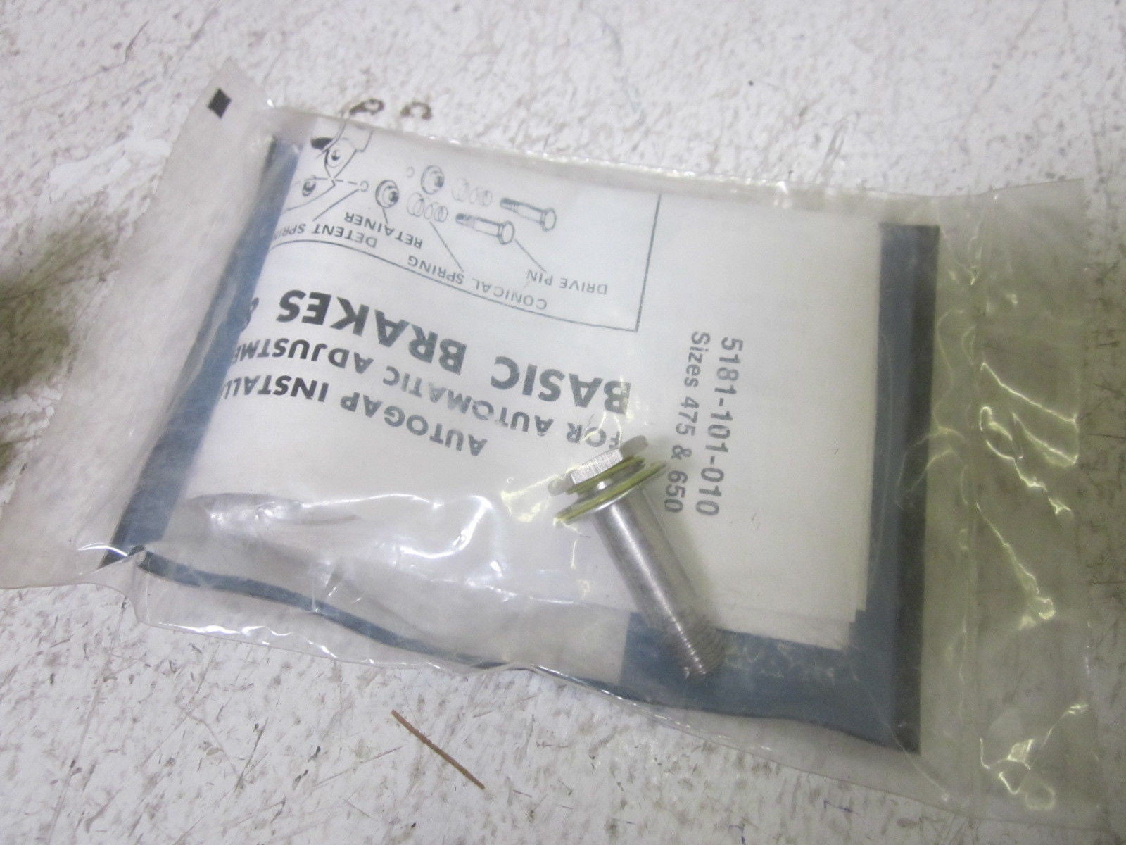 WARNER ELECTRIC 5181-101-010 *NEW IN FACTORY BAG*