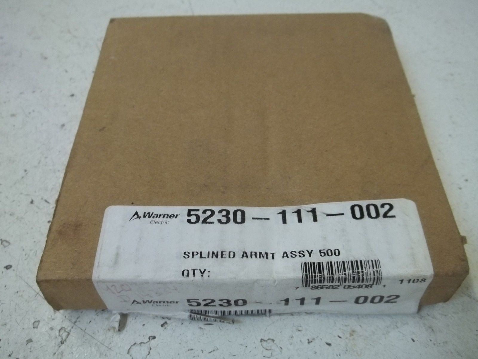 WARNER ELECTRIC 5230-111-002 SPLINED ARMT ASSY 500 *NEW IN BOX*