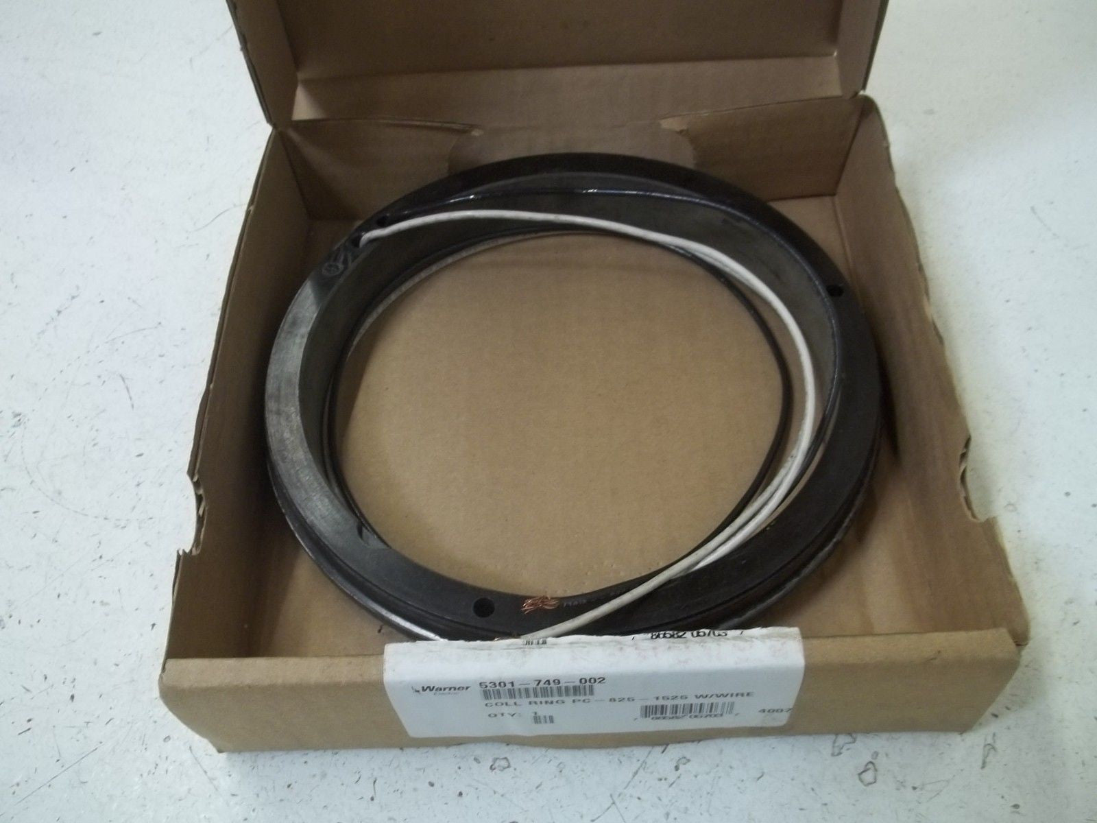 WARNER ELECTRIC 5301-749-002 COLLECTOR RING W/WIRE *NEW IN BOX*