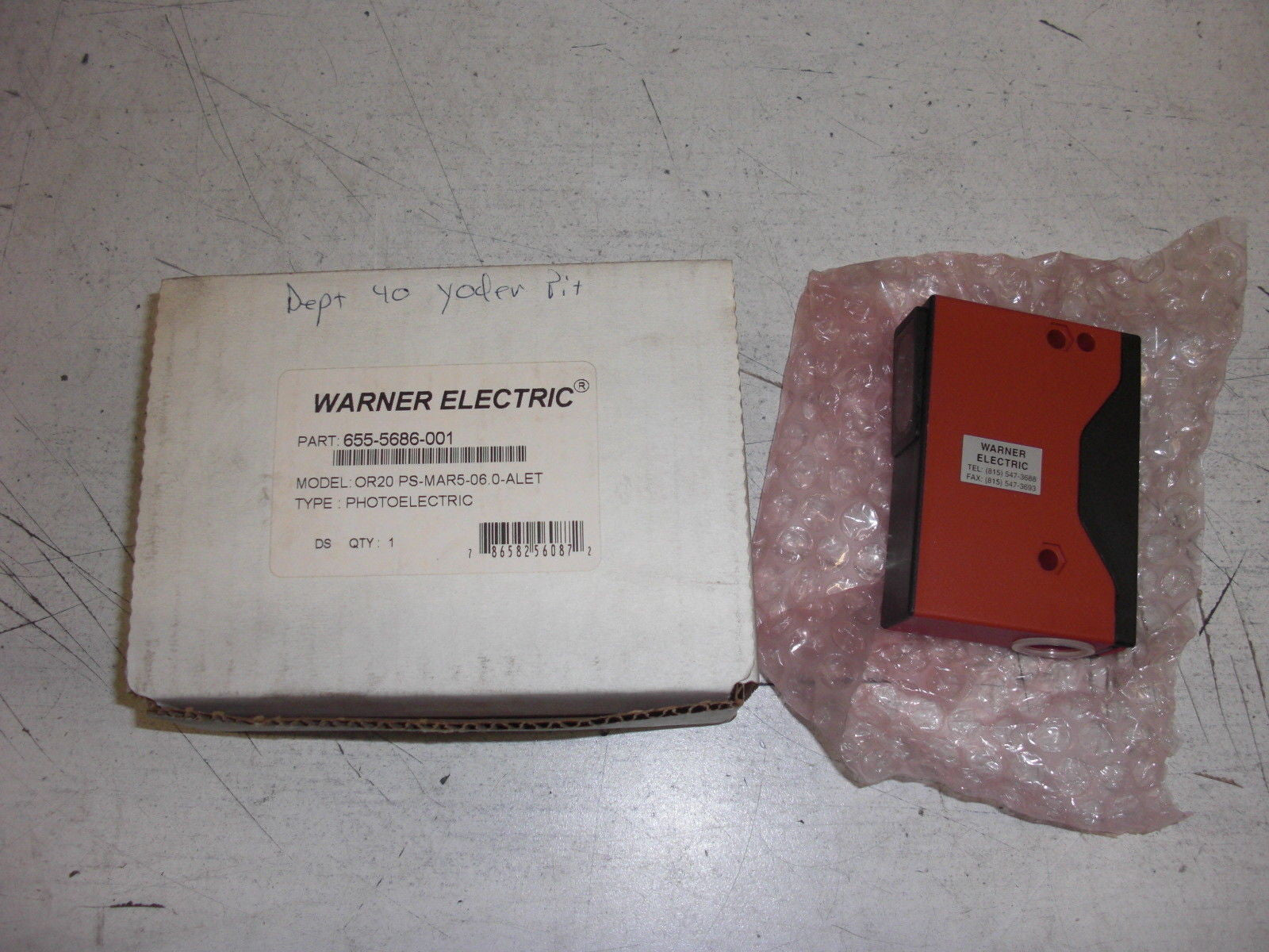 WARNER ELECTRIC 655-5686-001 *NEW IN BOX*