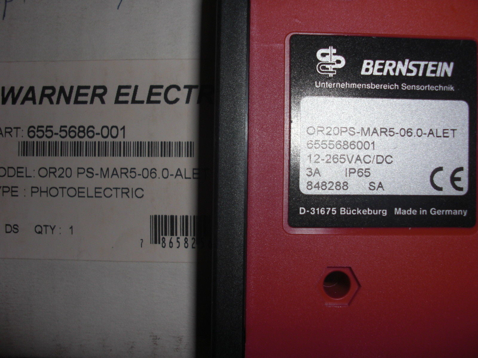 WARNER ELECTRIC 655-5686-001 *NEW IN BOX*