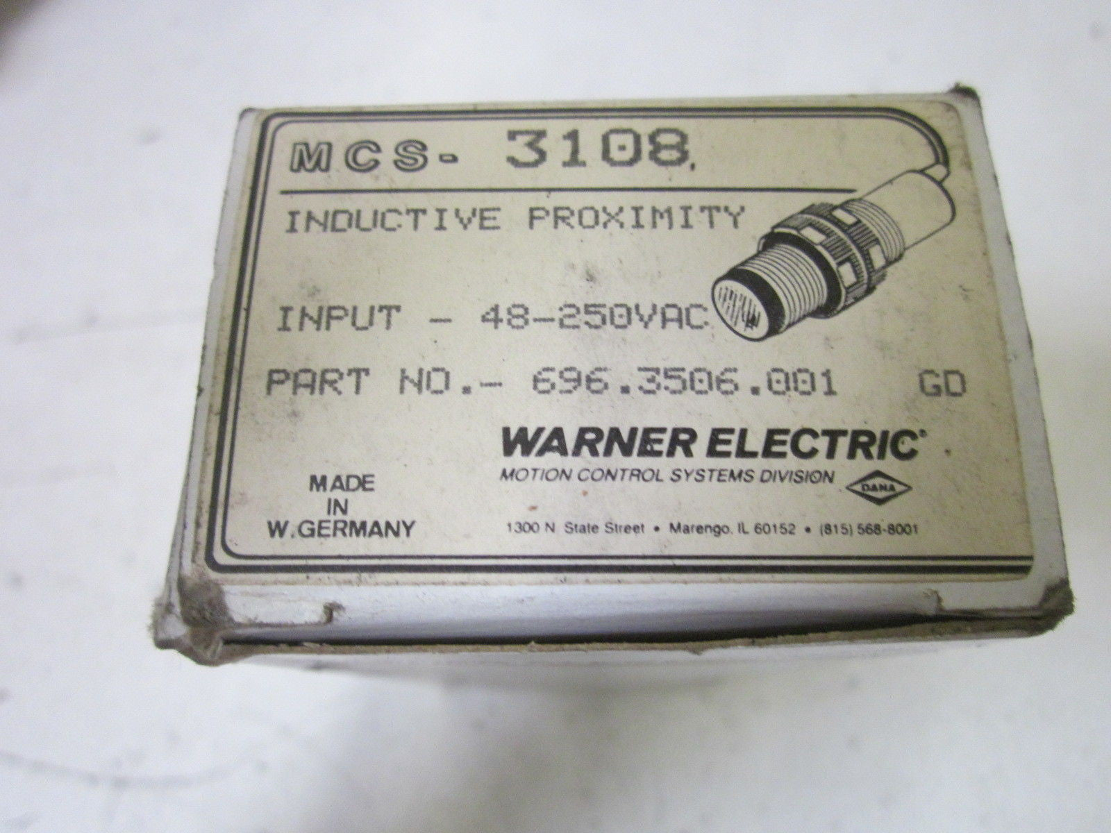 WARNER ELECTRIC MCS-3108 *NEW IN BOX*