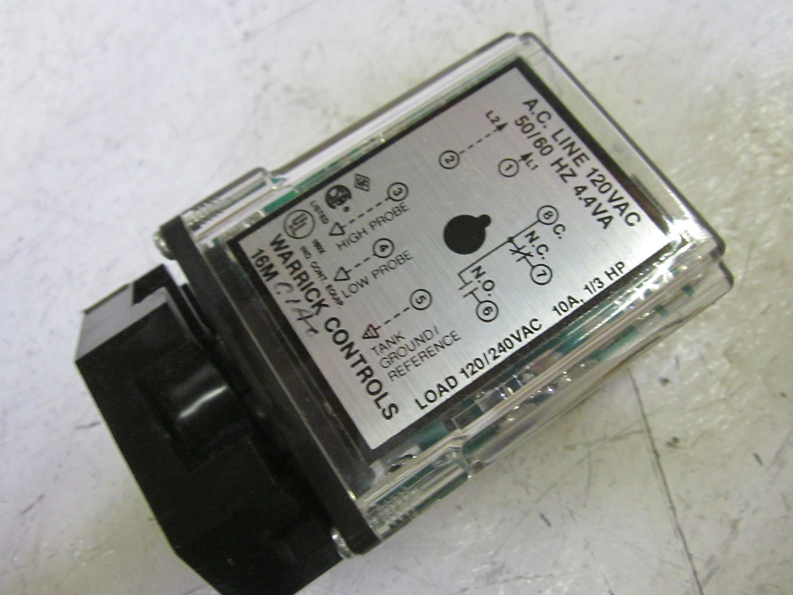 WARRICK CONTROLS 16CMC1A0 CONTROL RELAY 120V *USED*