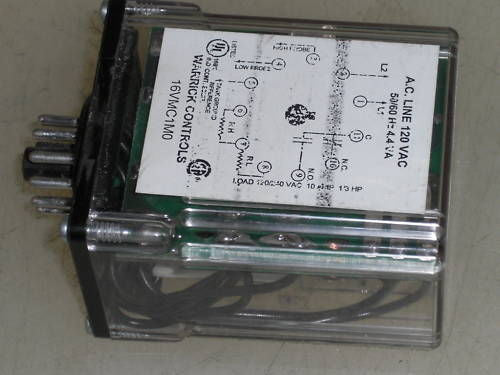 WARRICK CONTROLS 16VMC1M0 RELAY *NEW NO BOX*