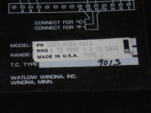 WATLOW 8845-0080-0603 *USED*