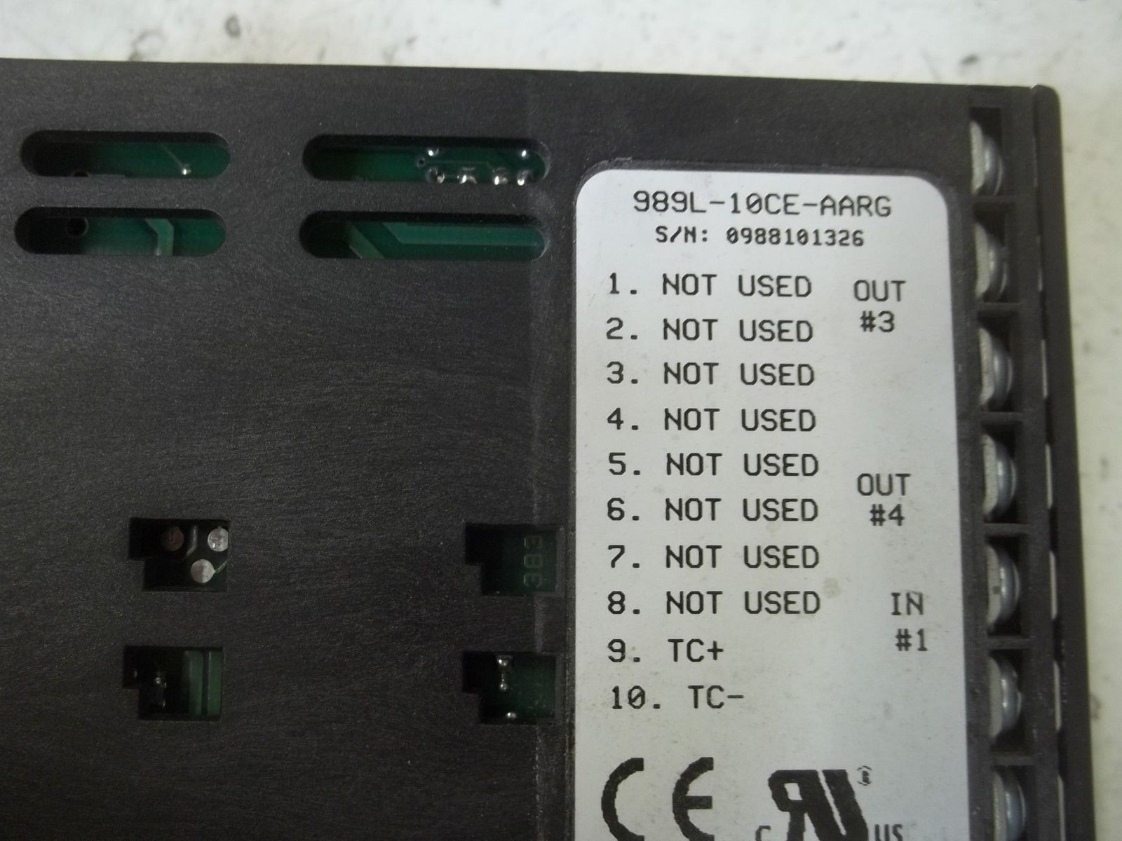 WATLOW 989L-10CE-AARG TEMPERATURE CONTROLLER *NEW NO BOX*