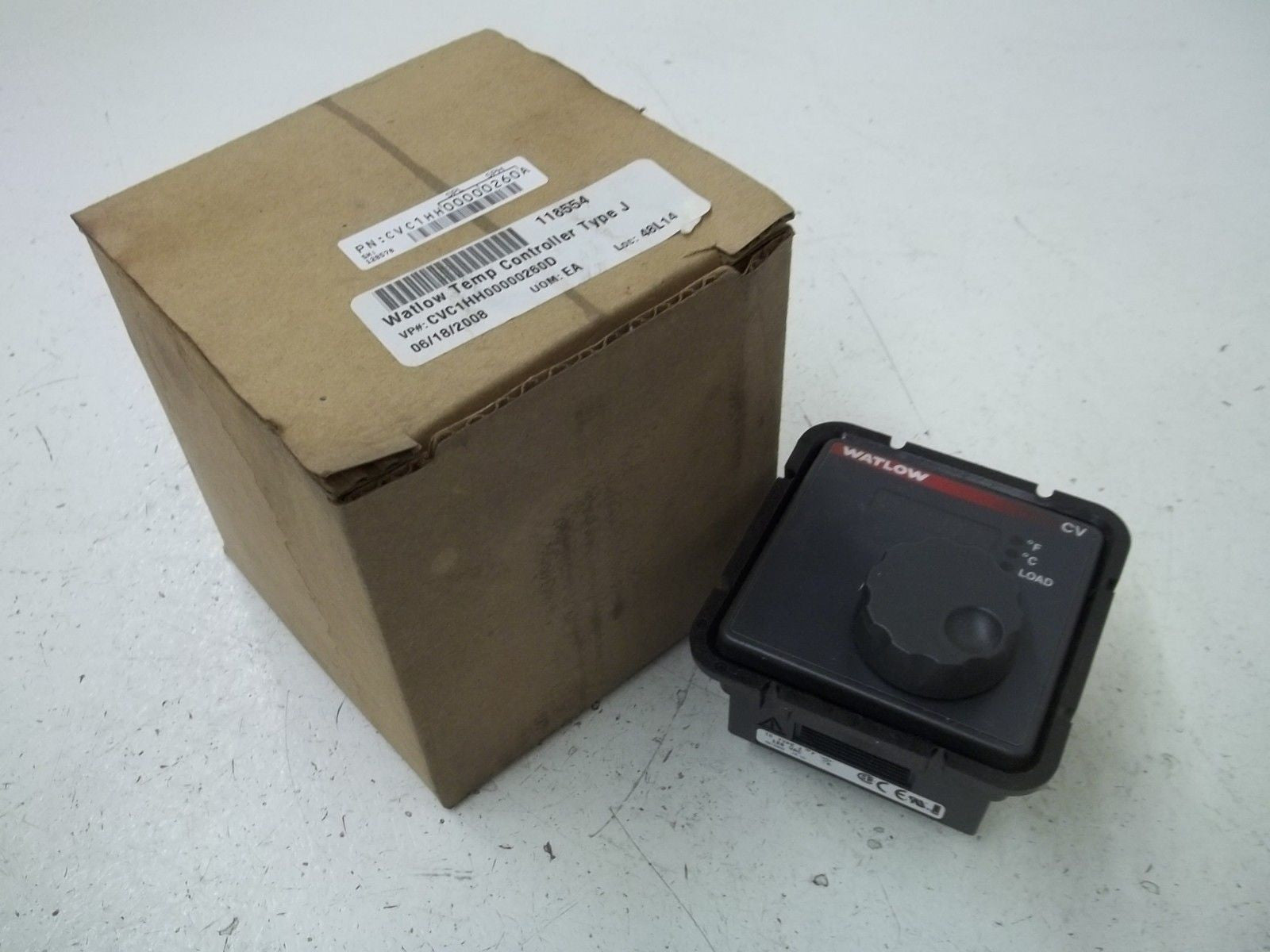 WATLOW CVC1HH00000260A TYPE J TEMPERATURE CONTROLLER *NEW IN BOX*