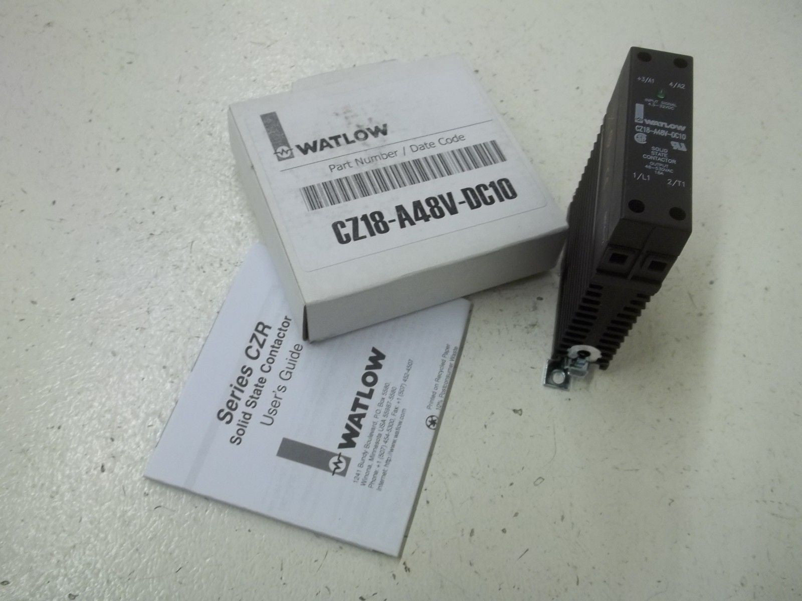 WATLOW CZ18-A48V-DC10 SOLID STATE CONTACTOR *NEW IN BOX*