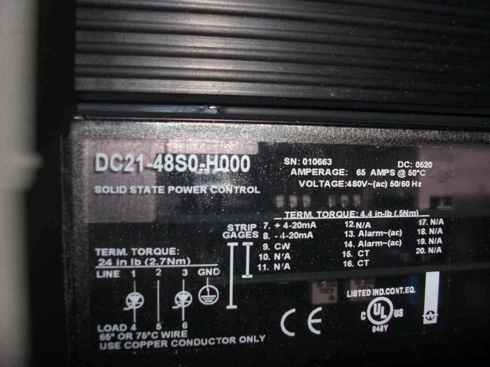 WATLOW DC21-48S0-H000 POWER CONTROLLER *NEW IN BOX*