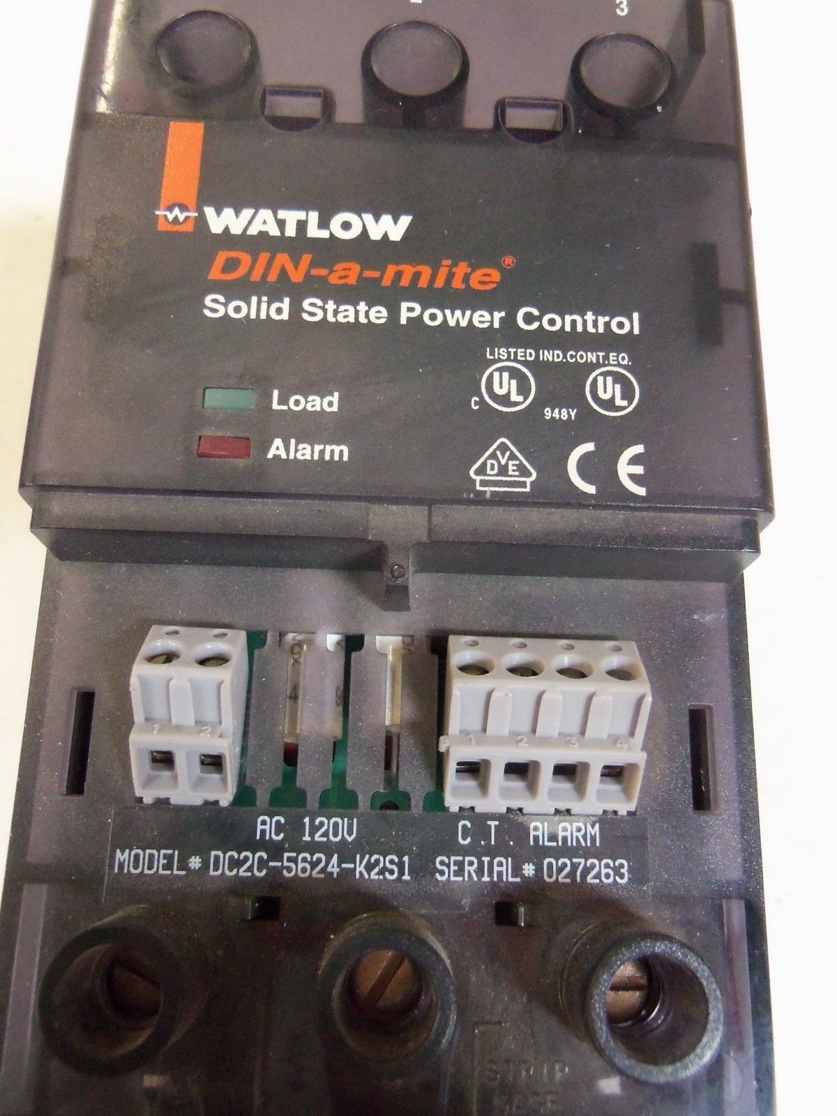 WATLOW DIN-a-mite DC2C-5624-K2S1 SOLID STATE POWER CONTROL *NEW NO BOX*