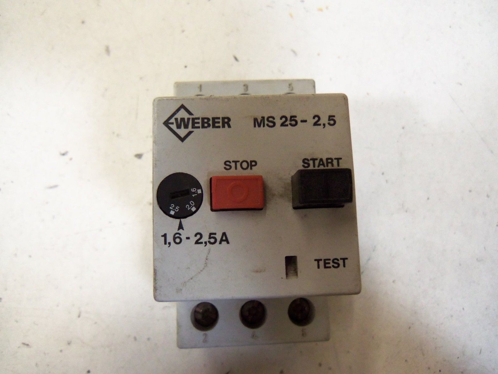 WEBER MS25-2,5 MANUAL STARTER PROTECTOR *USED*