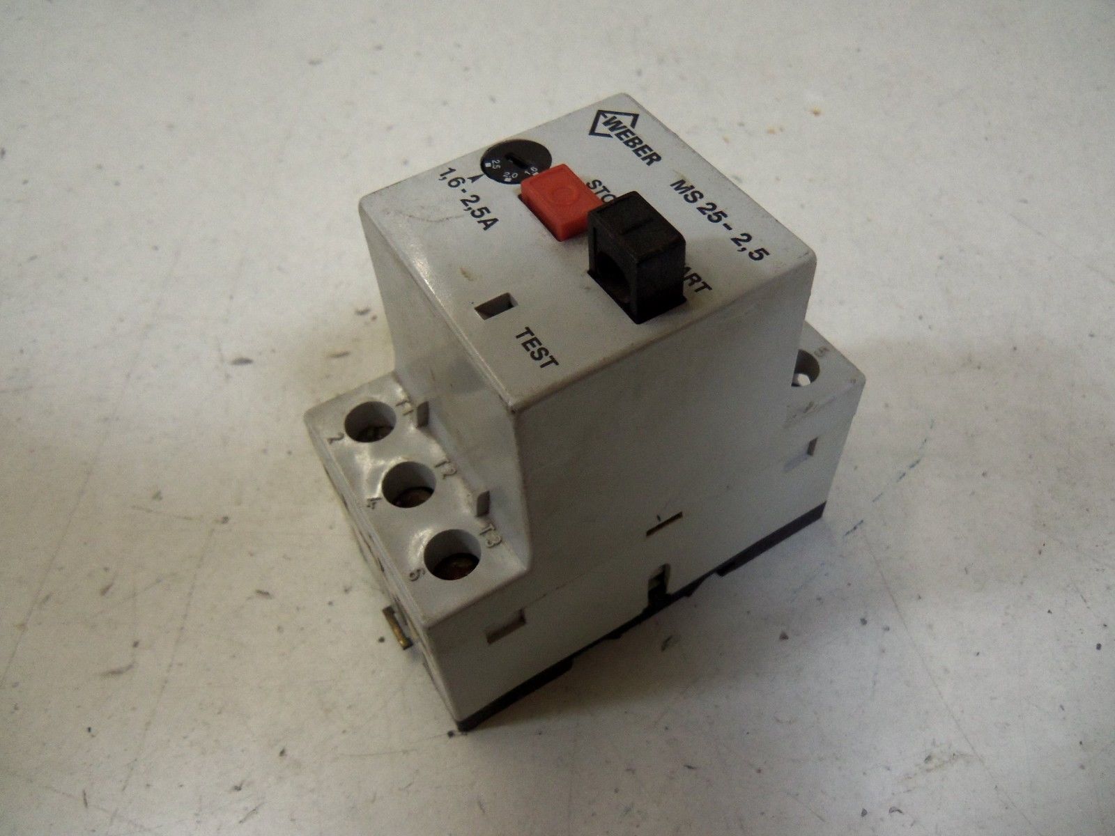 WEBER MS25-2,5 MANUAL STARTER PROTECTOR *USED*