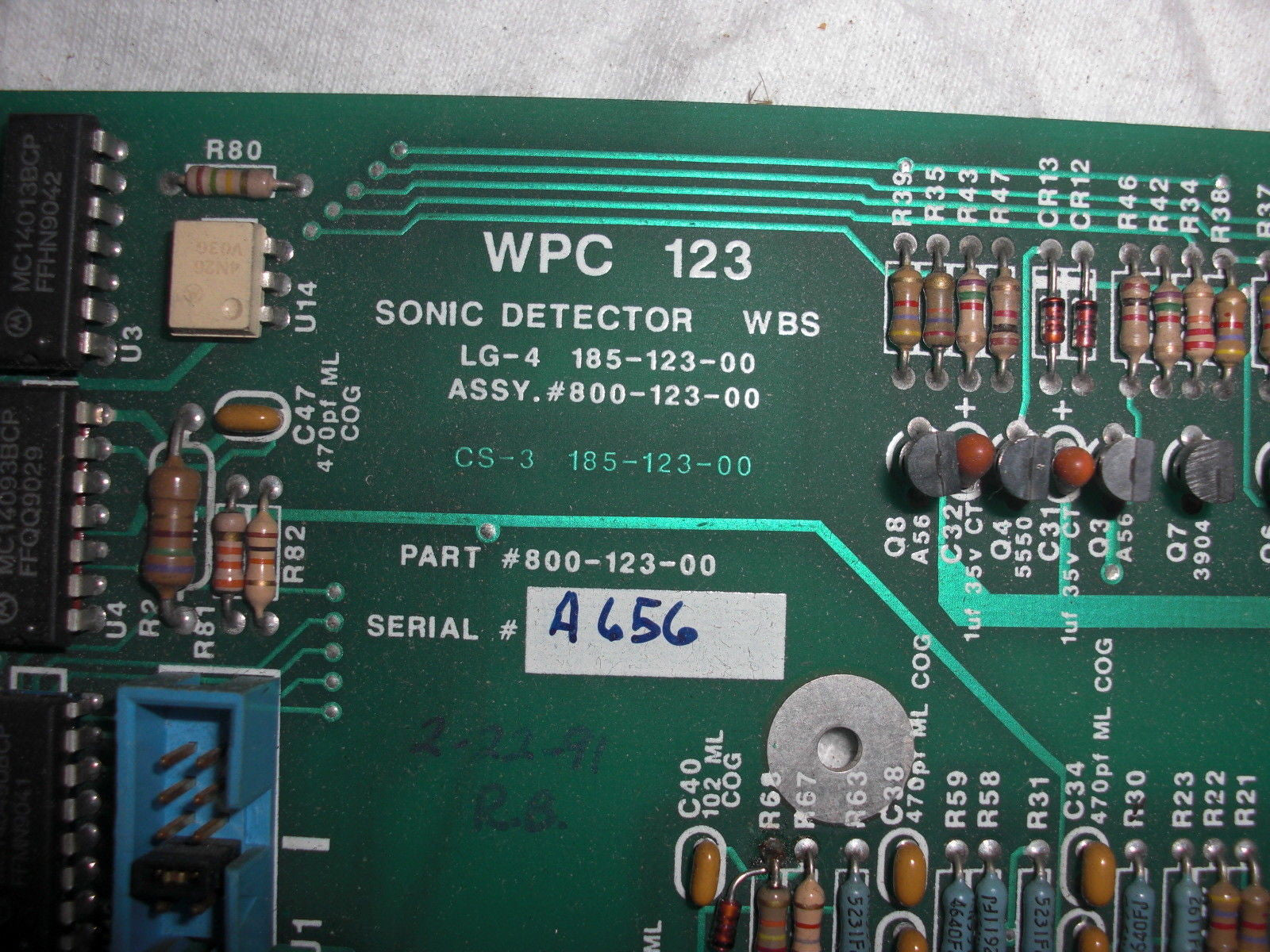 WEB PRINTING 800-123-00 *USED*