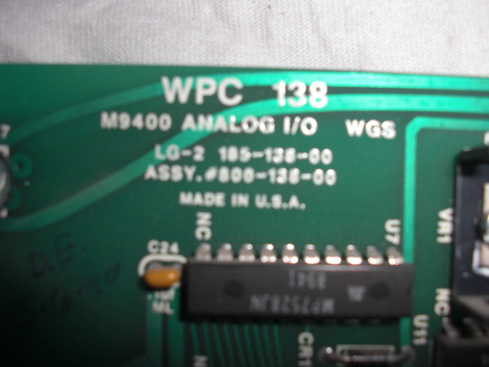 WEB PRINTING 800-138-00 *USED*