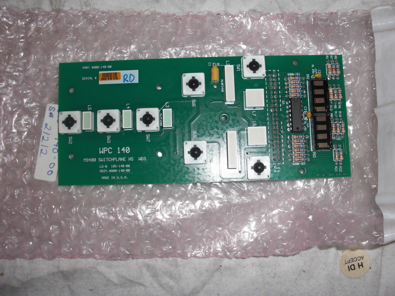 WEB PRINTING 800-140-00 *USED*