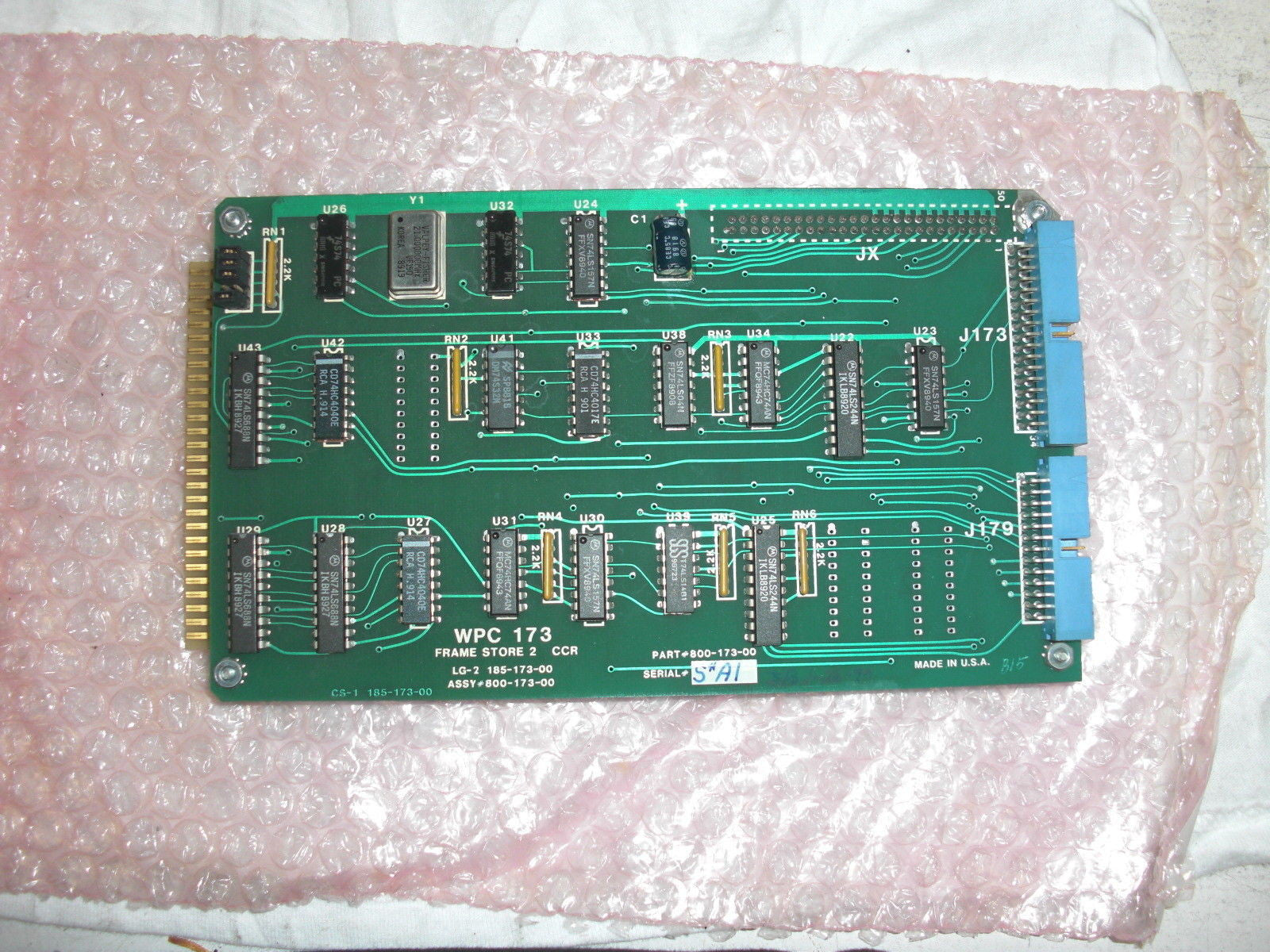 WEB PRINTING 800-173-00 *USED*