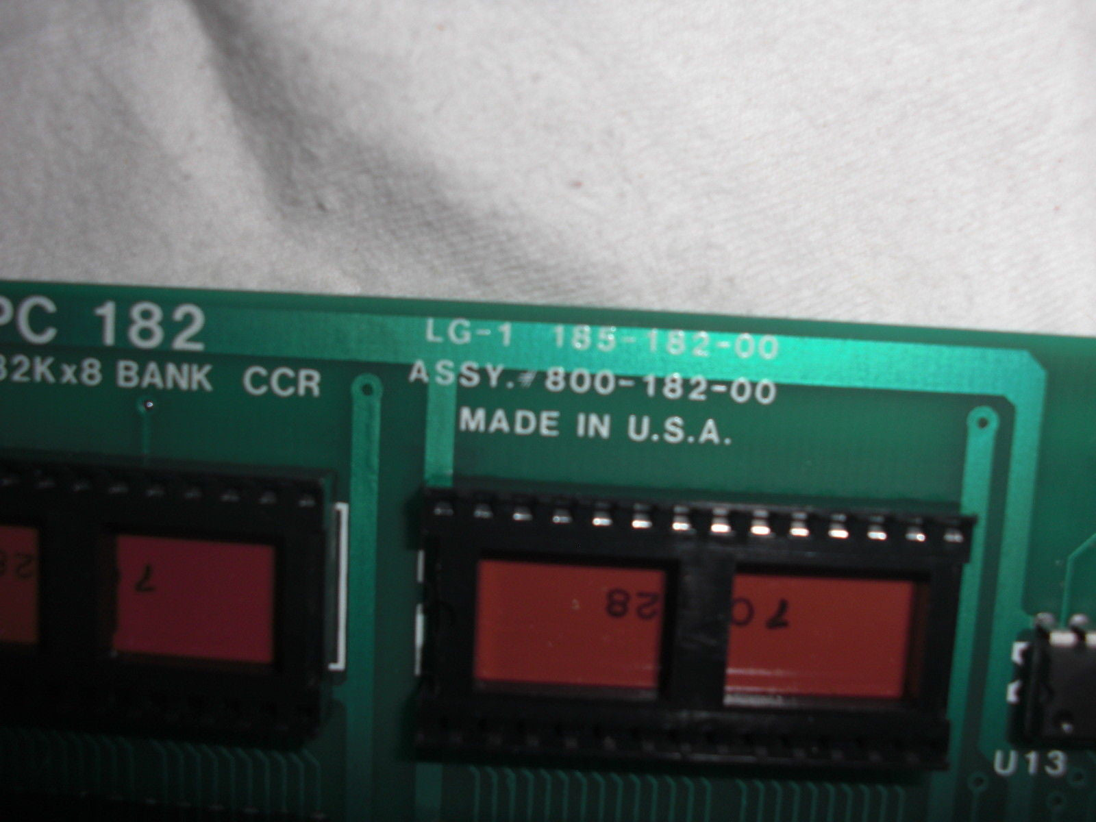 WEB PRINTING 800-182-00 *USED*