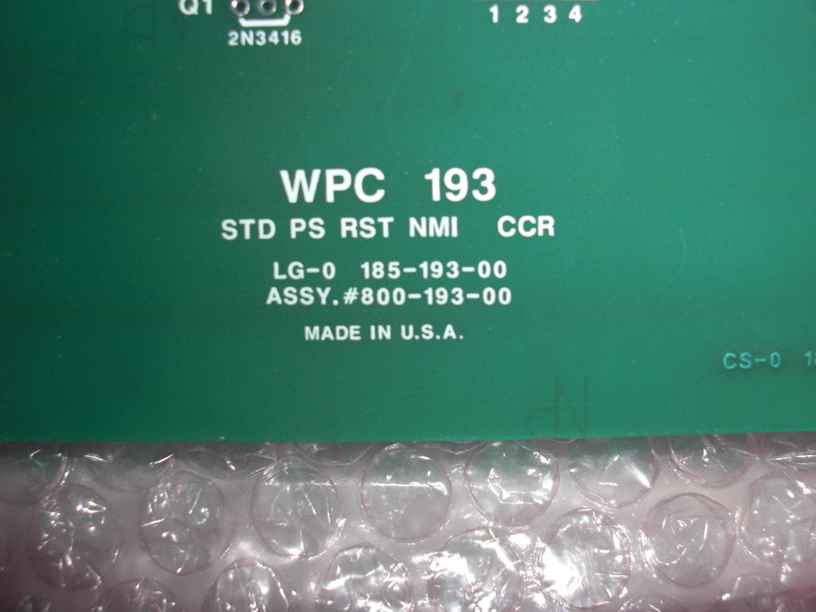 WEB PRINTING 800-193-00 *USED*