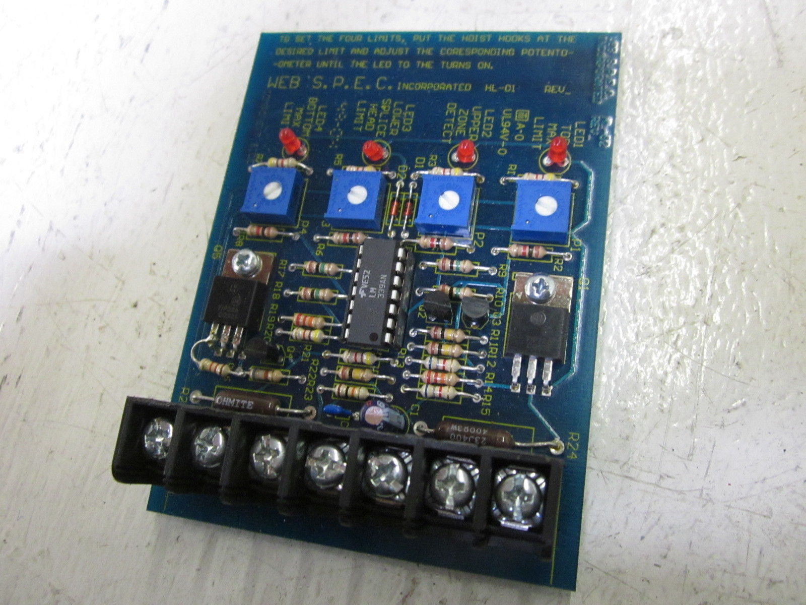 WEB SPEC INC. HL-02 *NEW NO BOX*