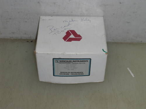 WECHLER PANEL METER 34063A00 *NEW IN BOX*