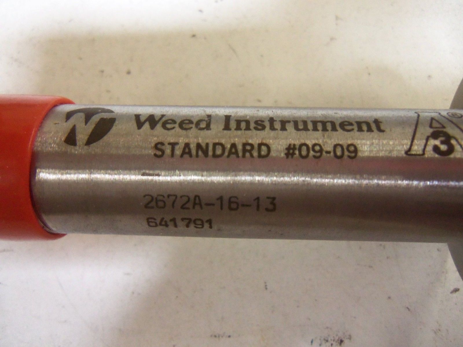 WEED INSTRUMENTS STANDARD #09-09 2672A-16-13 *NEW NO BOX*