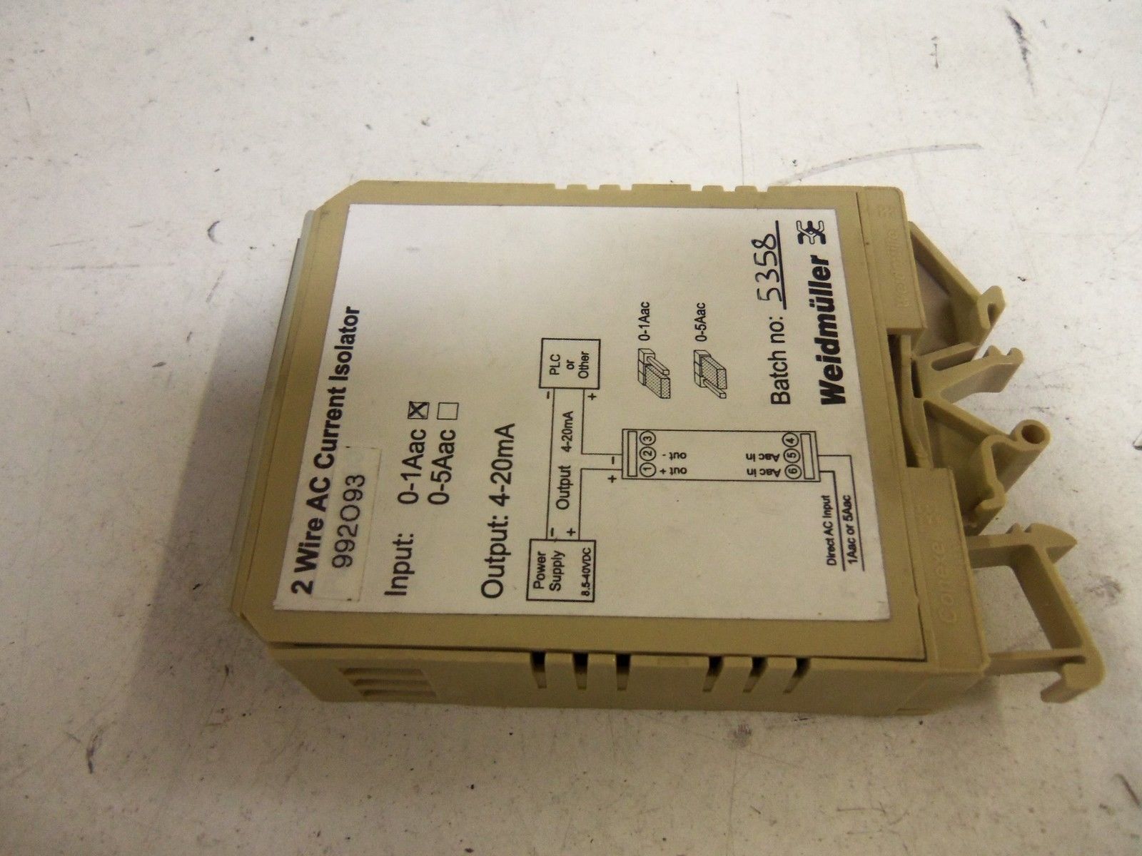 WEIDMULLER 992093 *USED*