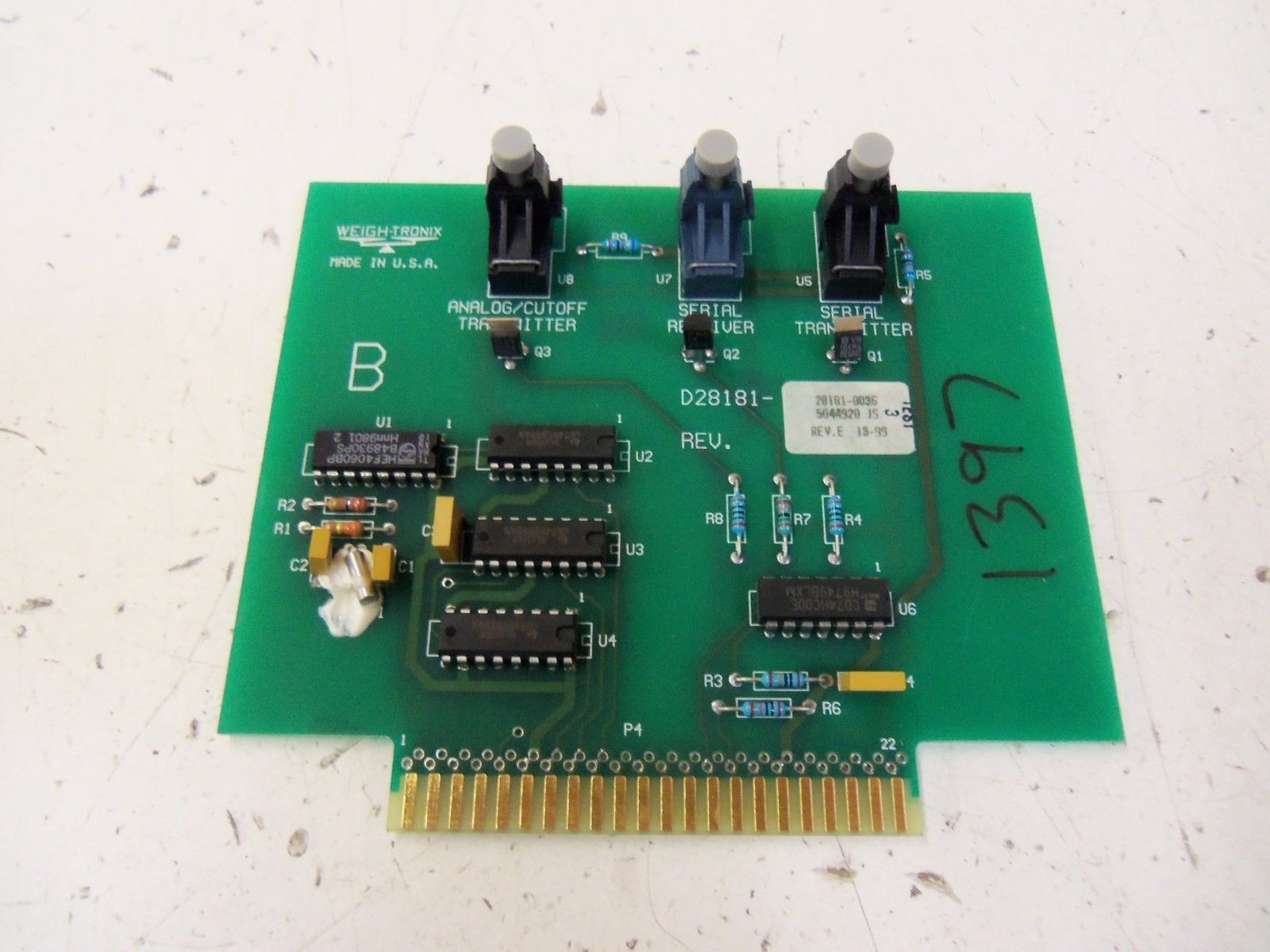 WEIGH-TRONIX D28181-0036 EXPANSION BOARD *NEW NO BOX*