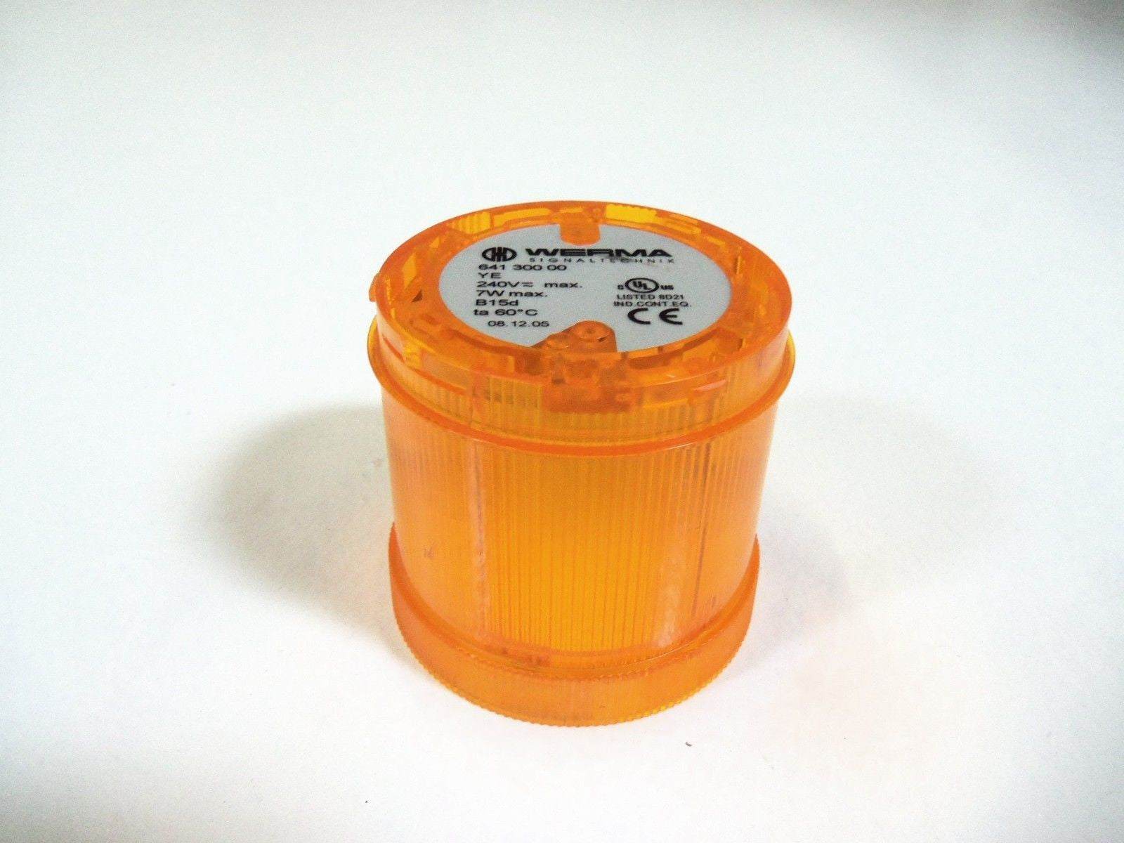 WERMA 64130000 AMBER STACK LIGHT *USED*