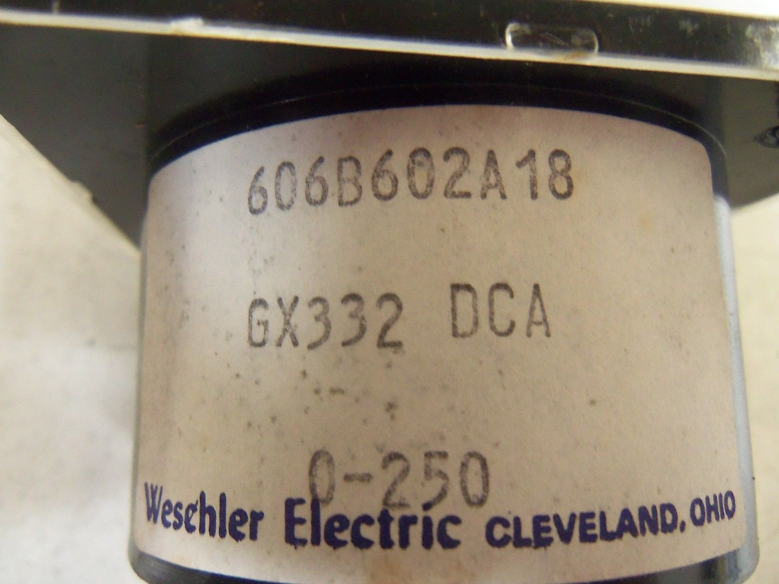 WESCHLER 606B602A18 *NEW IN BOX*