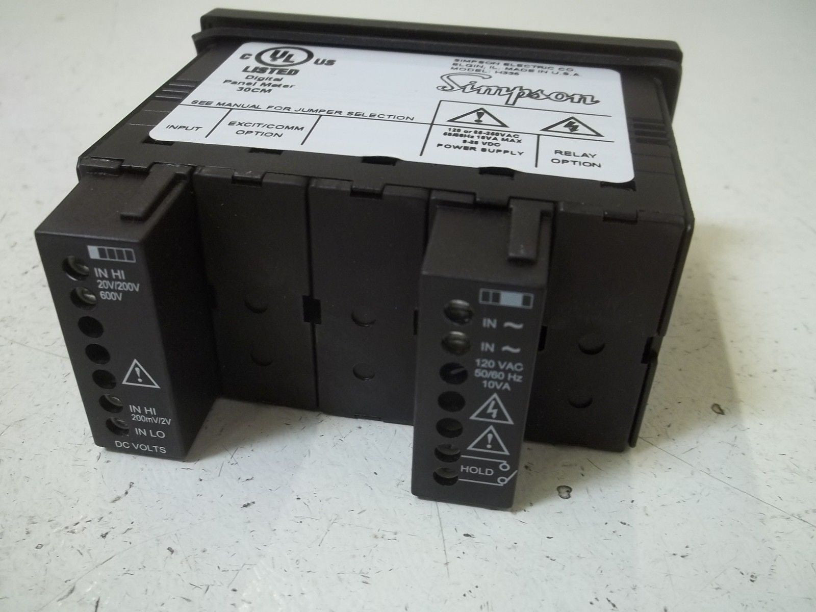 WESCHLER H335-1-13-0-0-0 PANEL METER *USED*