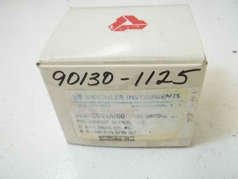 WESCHLER INSTRUMENTS 3352227 *NEW IN BOX*