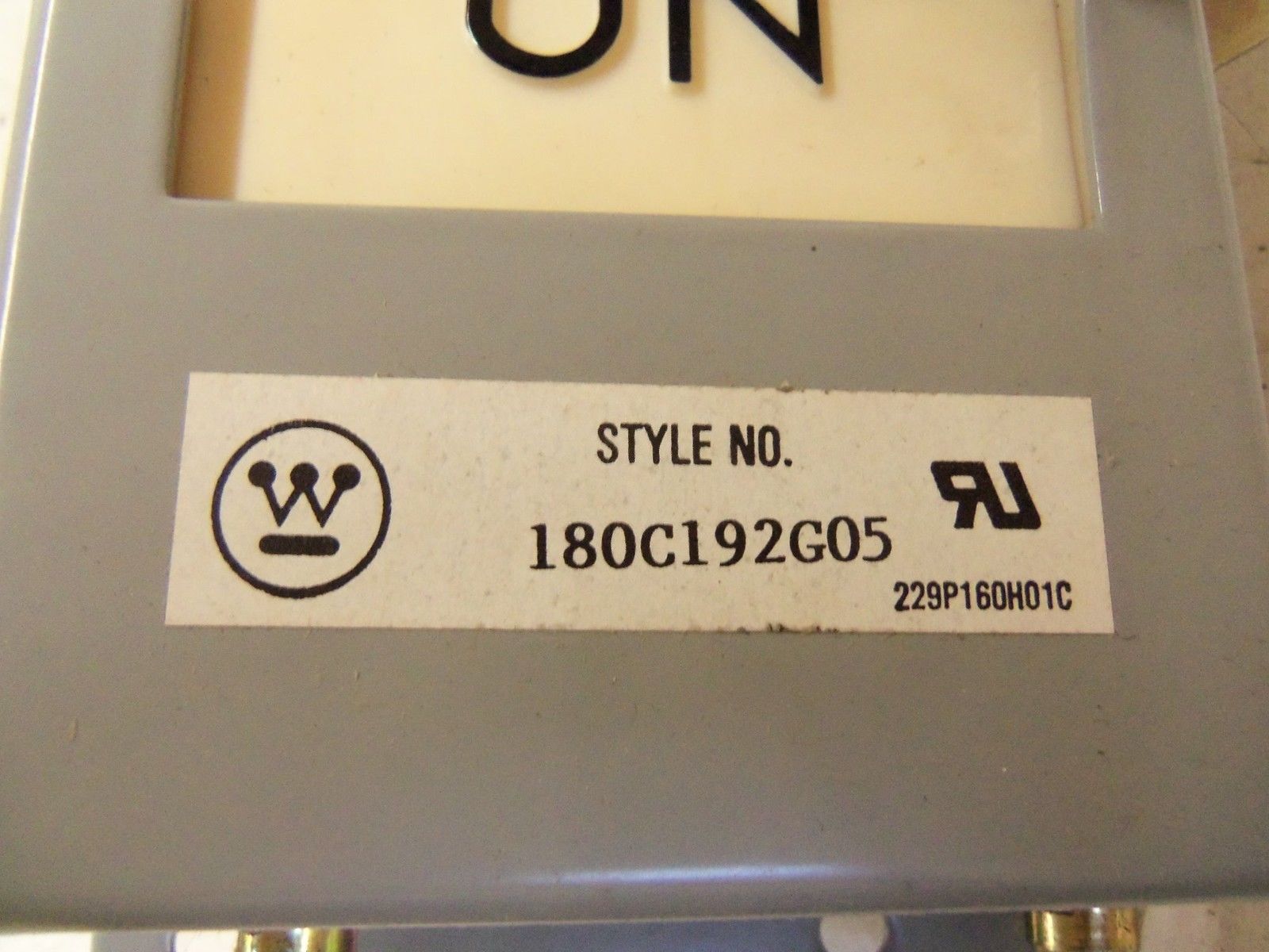 WESTINGHOUSE 180C192G05 *USED*