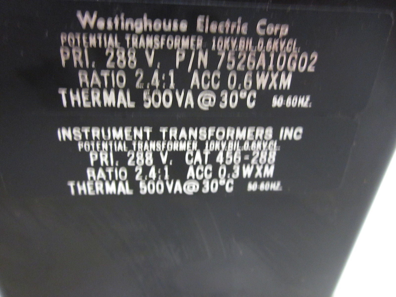 WESTINGHOUSE 7526A10G02 *NEW NO BOX*